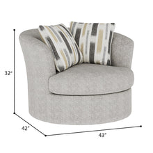 Myles - Swivel Chair - Overcast