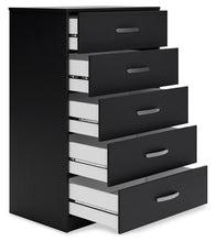 Finch - Five Drawer Chest - 46" Height - Black