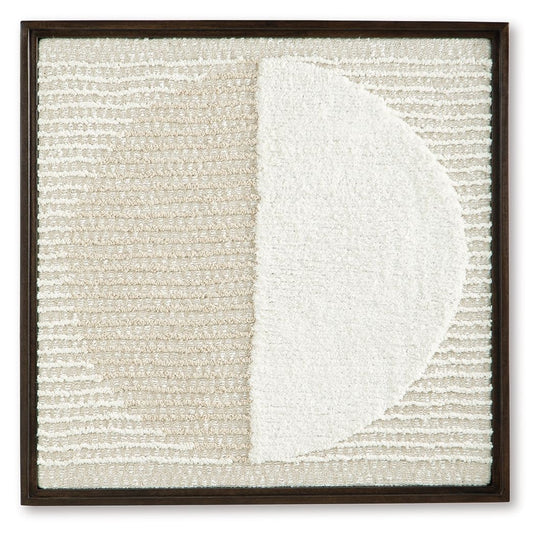 Bachard - Wall Decor - Tan / White