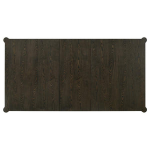 Reseda - 81" Extension Leaf Dining Table - Ash Brown