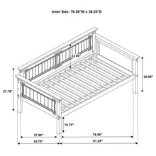 Oakdale - Wood Twin Daybed with Trundle - Rustic Honey
