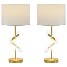 Kingsley - Drum Shade Table Lamp (Set of 2) - Gold