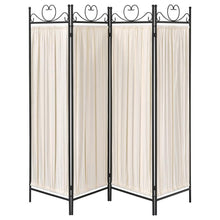 Dove - 4 - Panel Room Divider Folding Shoji Screen - Beige