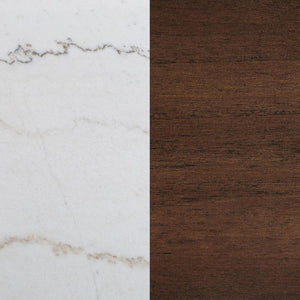 Aldrich - Marble Top Counter Height Dining Table - White