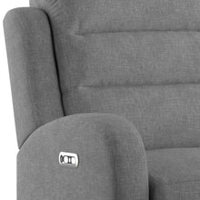 Harvey - Power Sofa With 2 Power Headrest - Mottled Gray
