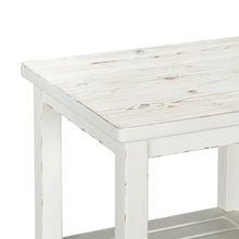 Backroads - End Table - Weathered White & Parchment Brown