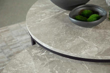 Lainey - 2 Piece Round Faux Marble Nesting Coffee Table