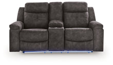 Brysonview - Double Reclining Loveseat With Console - Charcoal