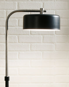 Eliridge - Black / Silver Finish - Metal Floor Lamp