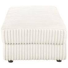 Emberson - Upholstered Rectangular Storage Ottoman - Ivory