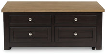 Drazmine - Lift Top Cocktail Table - Brown