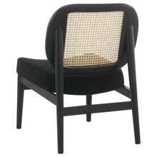 Rayo - Rattan Cane Back Accent Chair With Padded Seat