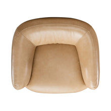Donovan - Upholstered Swivel Accent Chair - Tan
