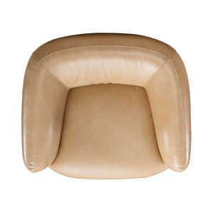 Donovan - Upholstered Swivel Accent Chair - Tan
