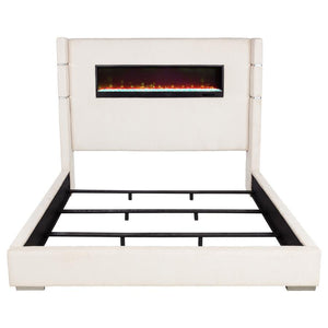 Tisdall - Upholstered Fireplace Bed