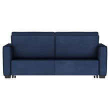 Gretchen - Upholstered Convertible Sleeper Sofa Bed - Navy Blue