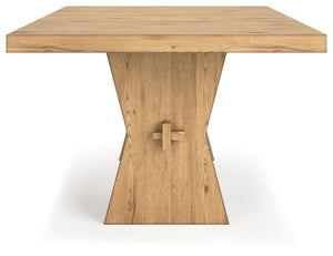 Galliden - Rectangular Dining Room Table - Light Brown