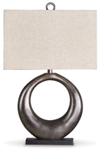 Saria - Metal Table Lamp  - Antique Silver Finish