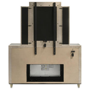 Lorient - 8-Drawer LED Bedroom Flame Box Dresser
