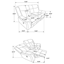 Lawrence - Upholstered Reclining Sofa Set