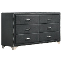 Melody - 6-Drawer Upholstered Dresser