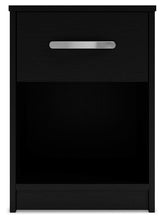 Finch - One Drawer Night Stand - 23" Height - Black