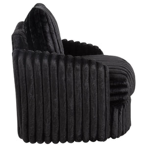 Sarco - Corduroy Upholstered Swivel Accent Arm Chair