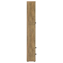 Hawthorne - 4-Shelf Glass Door Tall Cabinet With Drawers