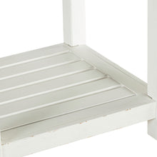 Backroads - End Table - Weathered White & Parchment Brown