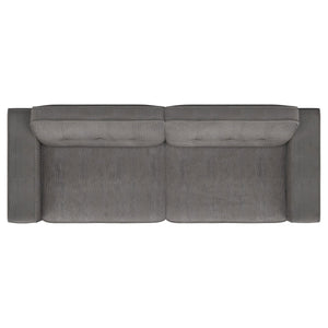 Deerhurst - Upholstered Track Arm Tufted Sofa - Charcoal