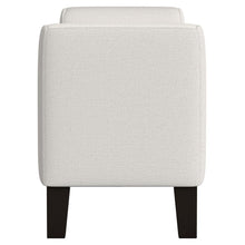 Rex - Fabric Upholstered Accent Bench With Armrests - Vanilla