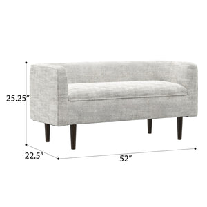 Isla - Storage Ottoman - Howlite
