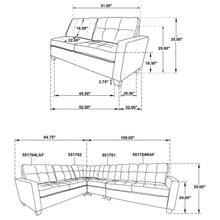 Georgina - Upholstered Modular Sectional Sofa