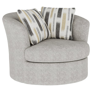 Myles - Swivel Chair - Overcast