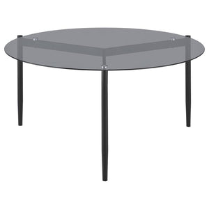 Rosalie - Round Smoked Glass Top Table