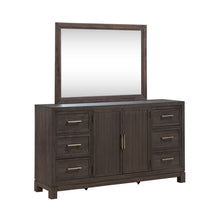 Modern Edge - Dresser & Mirror - Brown