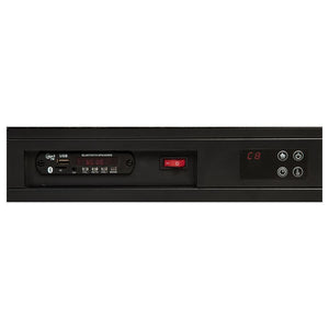 Preston - Upholstered Audio Flame Visualizer Bed