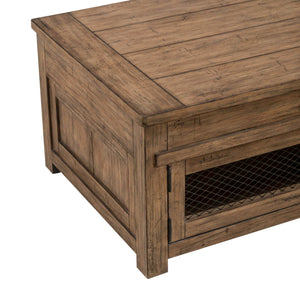 Pinebrook Ridge - Lift Top Cocktail Table - Light Brown