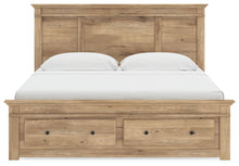 Makidern - Panel Storage Bed With Storage Footboard
