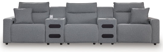 ModMax II - Salt And Pepper - Reclining Sectional