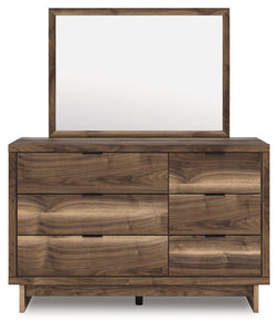 Chirason - Brown - Dresser And Mirror