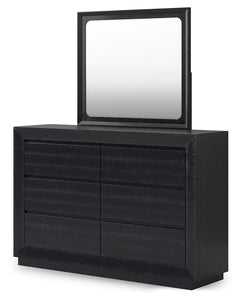 Londer - Black - Dresser And Mirror