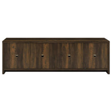 Laughlin - 4 Door Engineered Wood TV Stand - Dark Pine