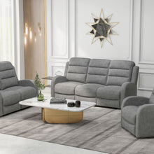 Harvey - Power Recliner With 1 Power Headrest - Mottled Gray