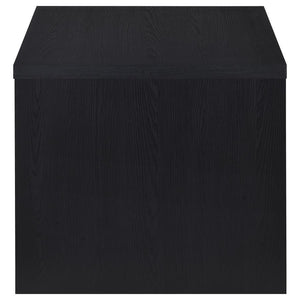 Knapp - Engineered Wood Square Side End Table - Black