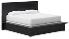 Londer - Black - King Panel Bed