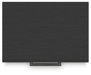 Vertani - Black / Honey Brown - Two Drawer Night Stand