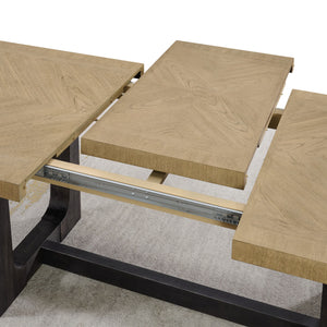 Sutton Place - Trestle Dining Table - Caramel / Cocoa