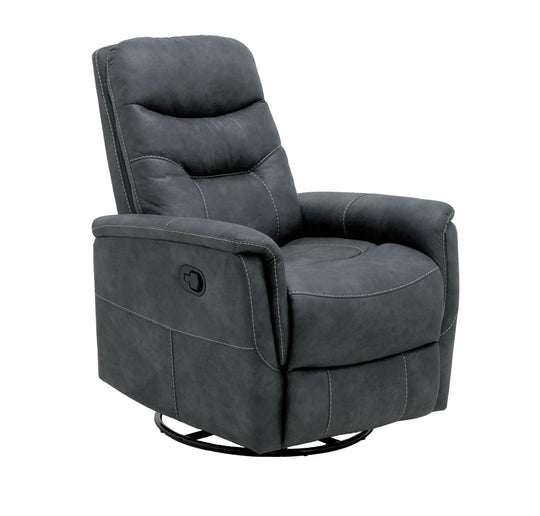 Danyon - Swivel Gliding Recliner - Charcoal Gray