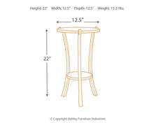 Enderton - White Wash / Pewter - Accent Table